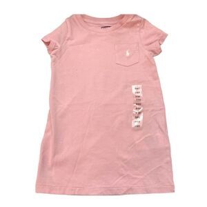 Polo Children’s pink pocket dress. 100 %cotton  brand new. size 2t